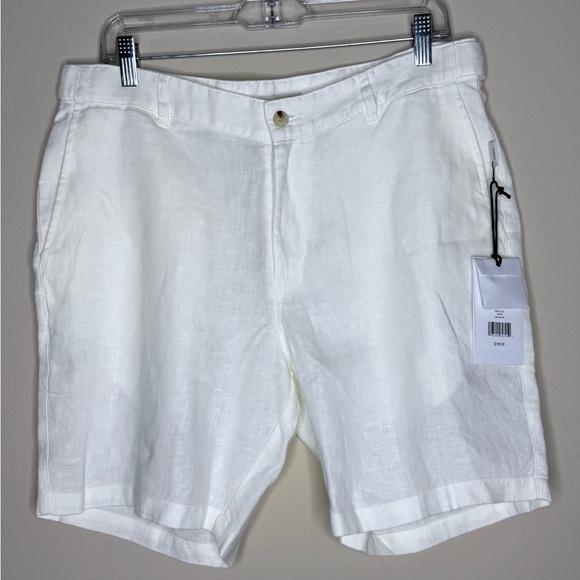 NWT Onia Linen Fixed-Waist Short Size 32 - Picture 8 of 11